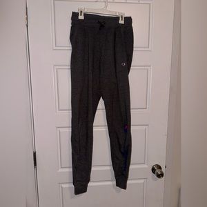 Gray champion joggers